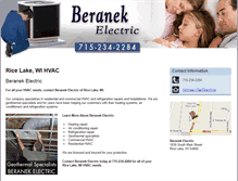 Tablet Screenshot of beranekelectric.net
